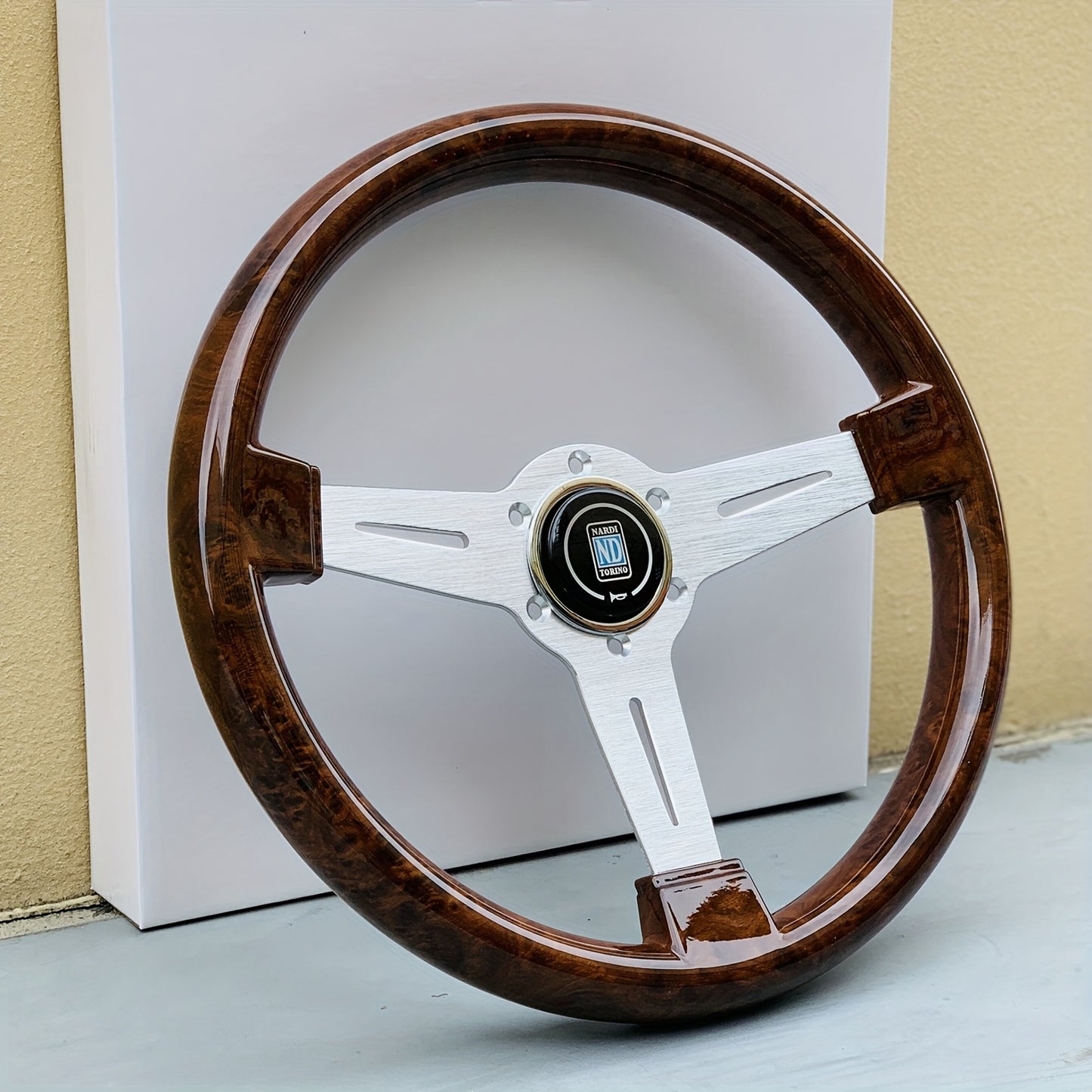 340mm Wood Film Steering Wheel ND Classic