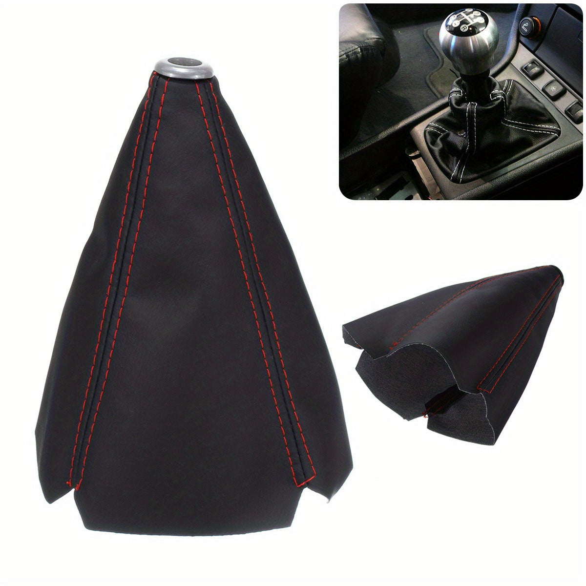 Leather Gear Shift Boot Cover