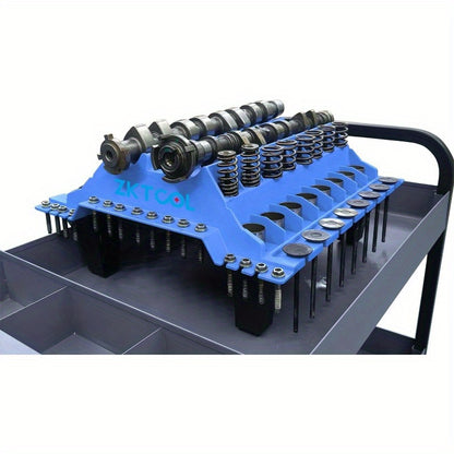 Engine Cylinder Head Assembly Organizer  Automotive Valve Standing Tool