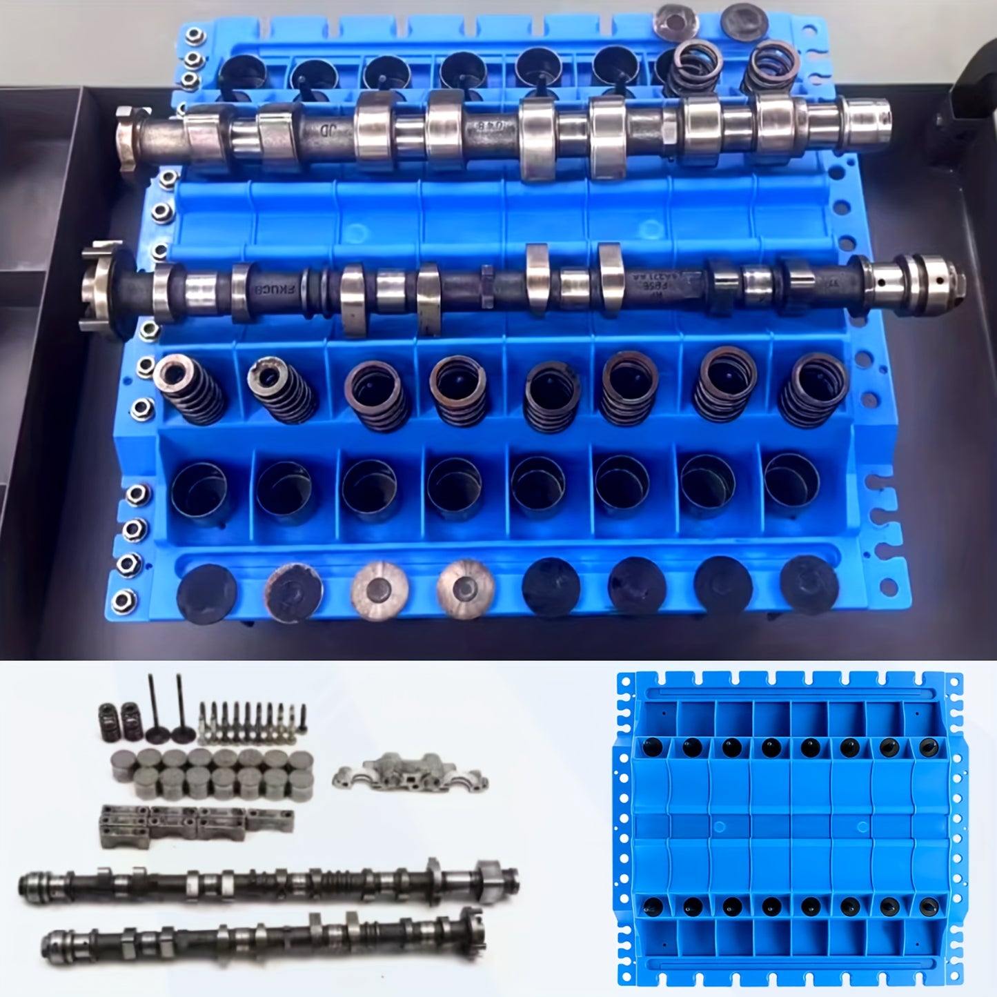 Engine Cylinder Head Assembly Organizer  Automotive Valve Standing Tool