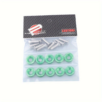 20pcs Aluminum Hexagonal Fastener For Car Modification