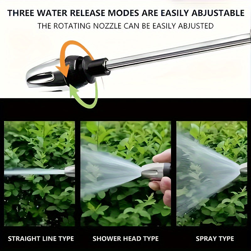 Long Handle High-Pressure Car Washer  with Foam Bottle