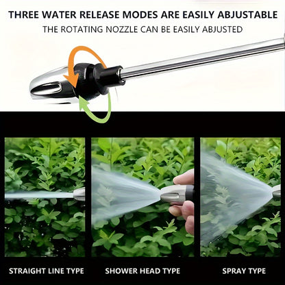 Long Handle High-Pressure Car Washer  with Foam Bottle