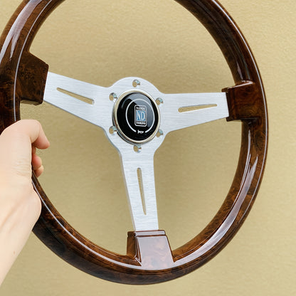 340mm Wood Film Steering Wheel ND Classic