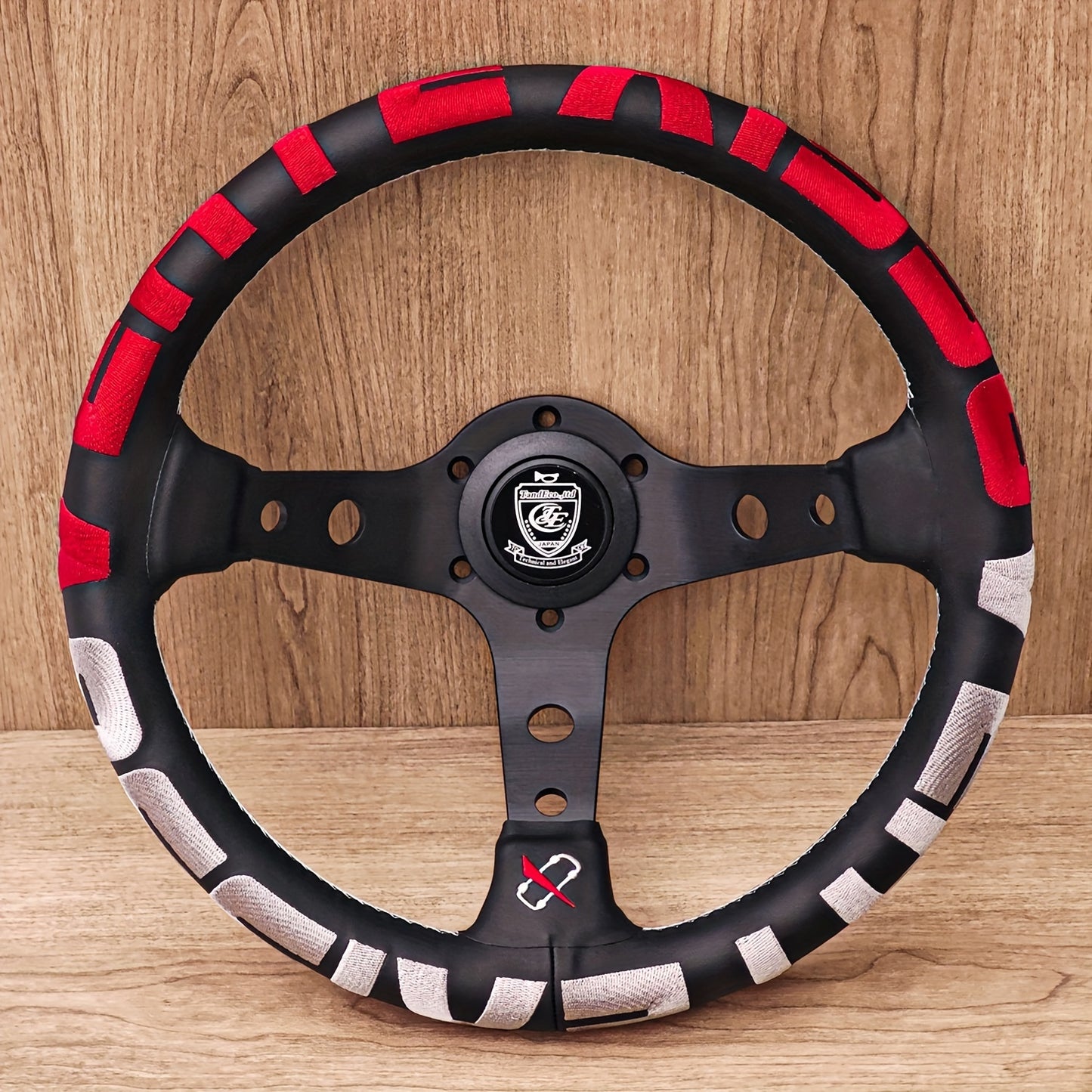 Vertex 1996 Deep Dish Racing Steering Wheel  Leather