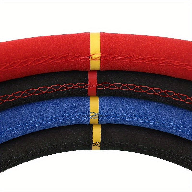 350mm Premium Suede Steering Wheel