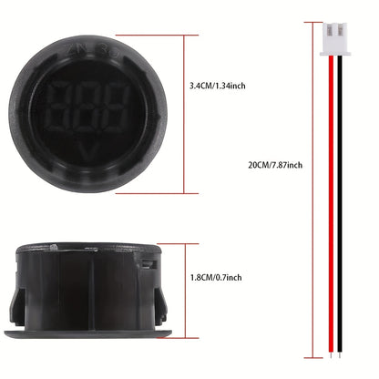 DC Volt Meter, 4-100V LED Digital Display