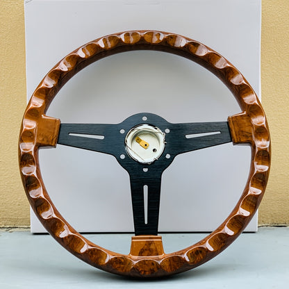 340mm Wood Film Steering Wheel ND Classic