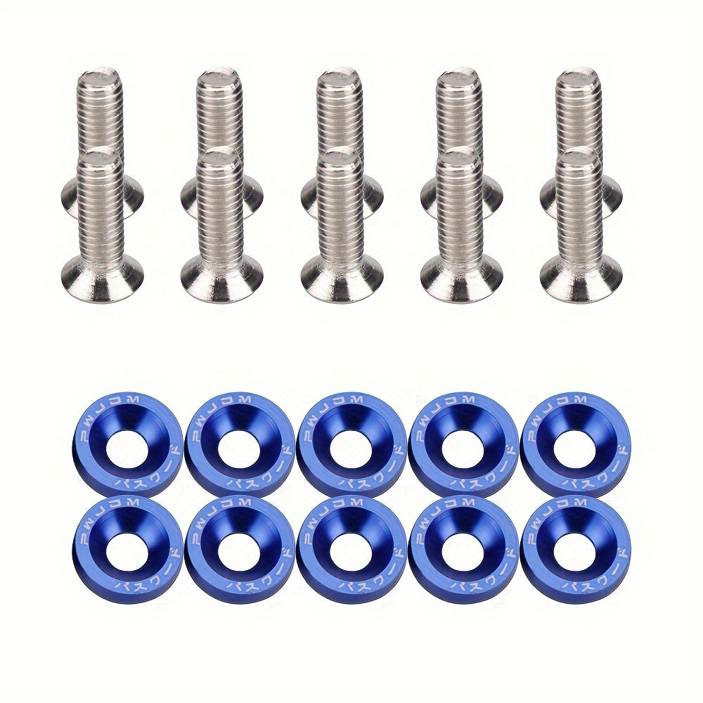 20pcs Aluminum Hexagonal Fastener For Car Modification