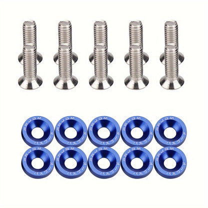 20pcs Aluminum Hexagonal Fastener For Car Modification