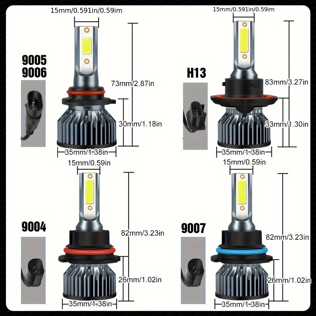 2pcs Led Headlight