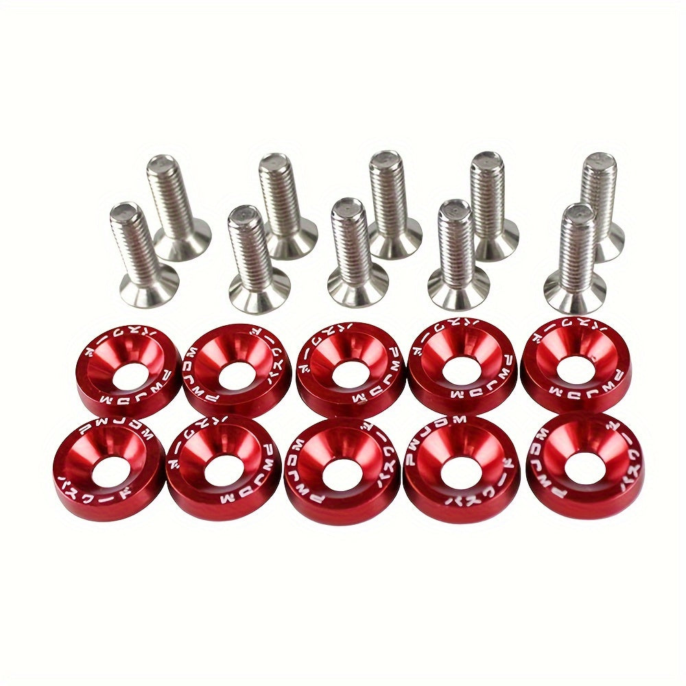 20pcs Aluminum Hexagonal Fastener For Car Modification