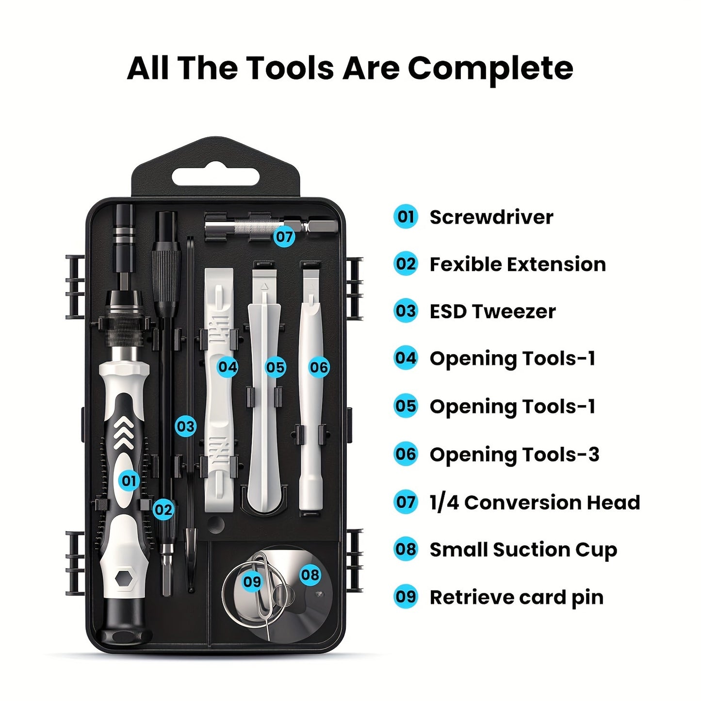 115-in-1 Magnetic Screwdriver Tool Kit