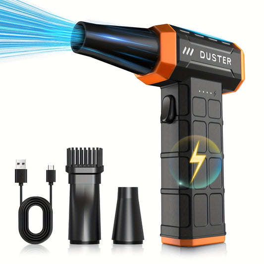 Electric Compressed Air Duster, 150000RPM Cordless USB Rechargeable