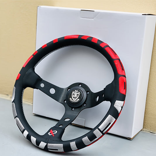 Vertex 1996 Deep Dish Racing Steering Wheel  Leather