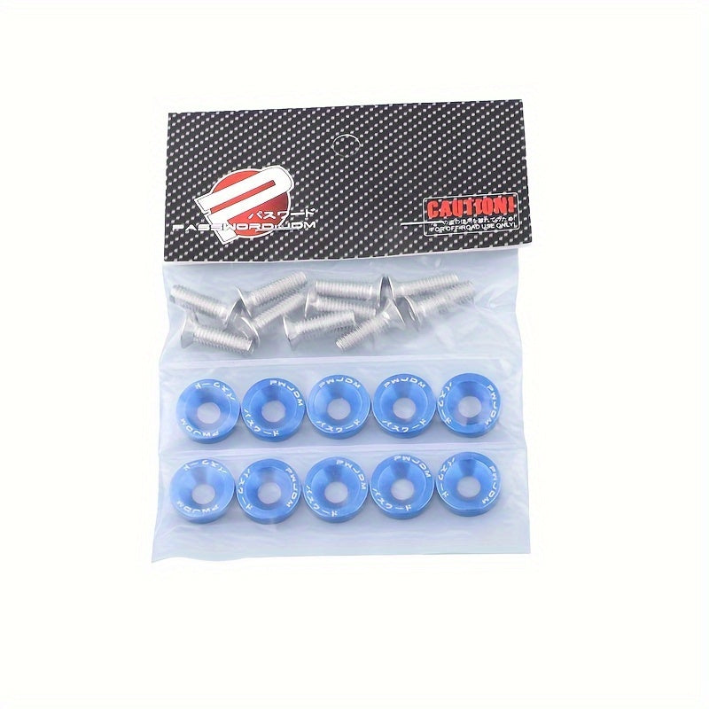 20pcs Aluminum Hexagonal Fastener For Car Modification