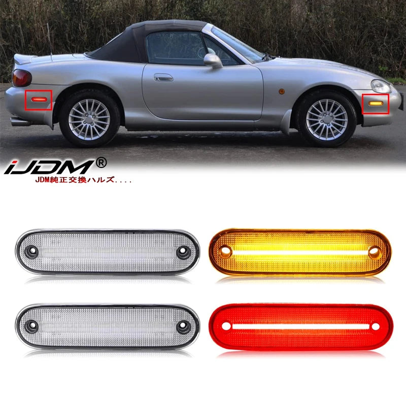 Fender BUMPER BLINKERS For Mazda Miata MX-5 MX5  NA & NB