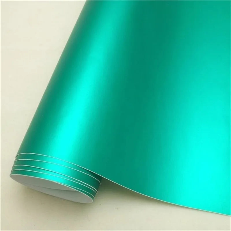 Ice Satin Chrome Vinyl Wrap Film Metallic Matt Chrome Car Wrap