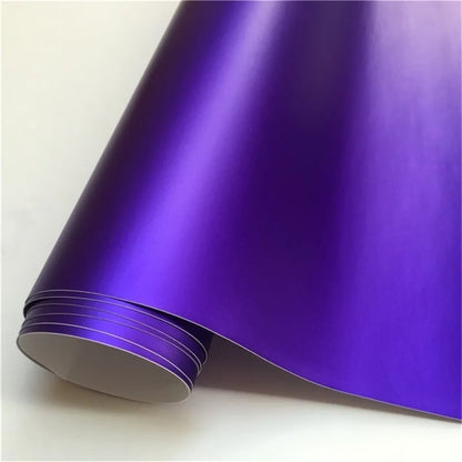 Ice Satin Chrome Vinyl Wrap Film Metallic Matt Chrome Car Wrap