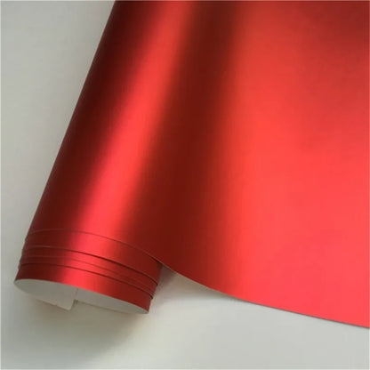 Ice Satin Chrome Vinyl Wrap Film Metallic Matt Chrome Car Wrap