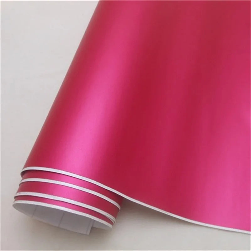 Ice Satin Chrome Vinyl Wrap Film Metallic Matt Chrome Car Wrap