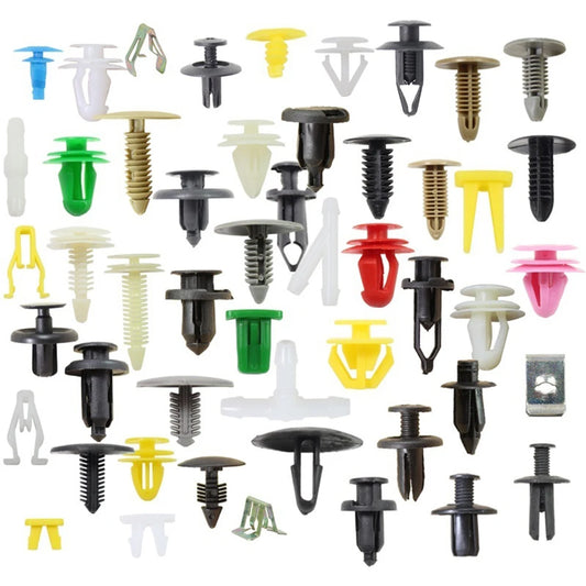 50/100Pcs Car Clips Fastener Screws Bumper Interior & Decoration