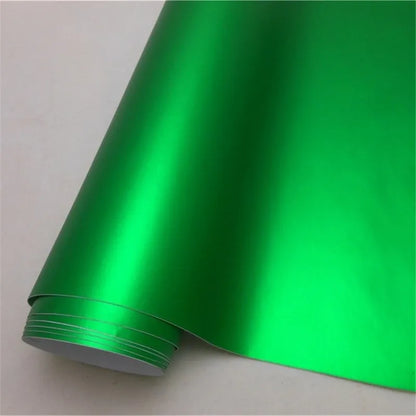 Ice Satin Chrome Vinyl Wrap Film Metallic Matt Chrome Car Wrap