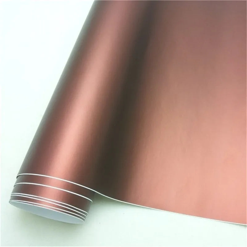 Ice Satin Chrome Vinyl Wrap Film Metallic Matt Chrome Car Wrap