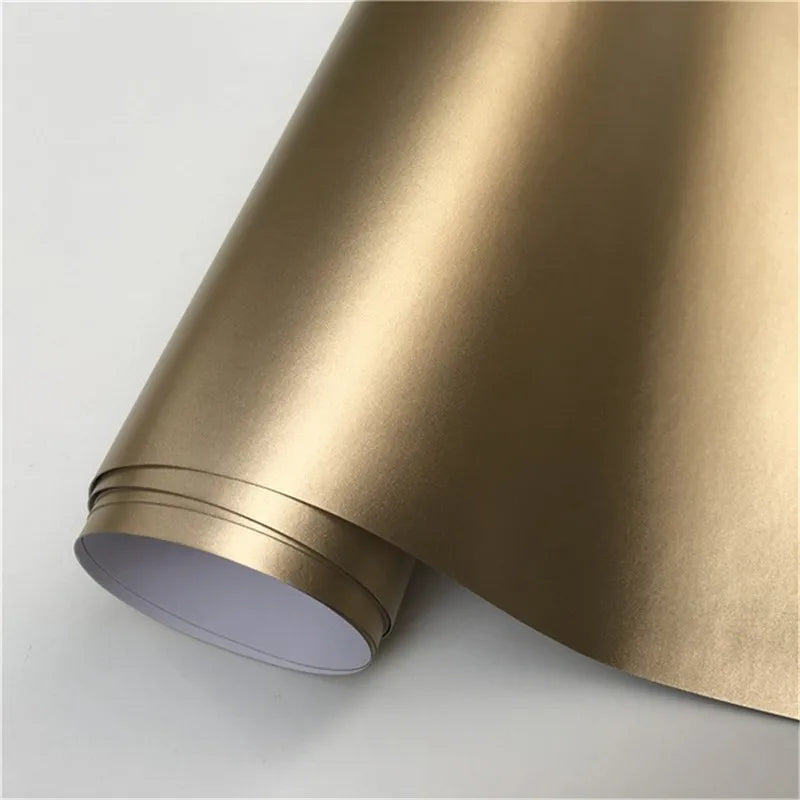 Ice Satin Chrome Vinyl Wrap Film Metallic Matt Chrome Car Wrap