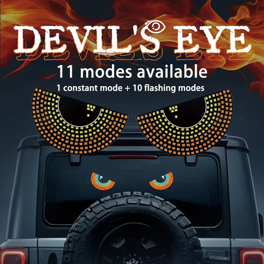 Car Decorative Lights Evil Eyes Led