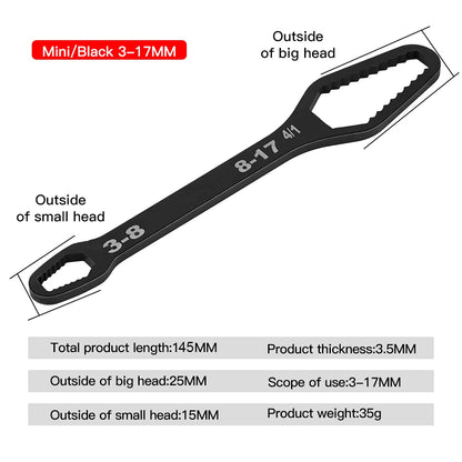 3-17mm 8-22mm Universal Torx Wrench Adjustable