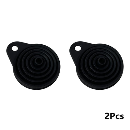 2Pcs Foldable Car Engine Funnel