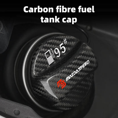 Real Carbon Fiber Gas Fuel Tank Cover