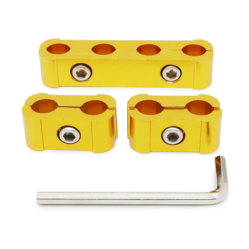 3pcs Car Spark Plug Electrical Wire Clamp Kit