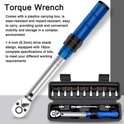 High Precise Torque Preset Wrenches 2-24N.m Torque Adjustable