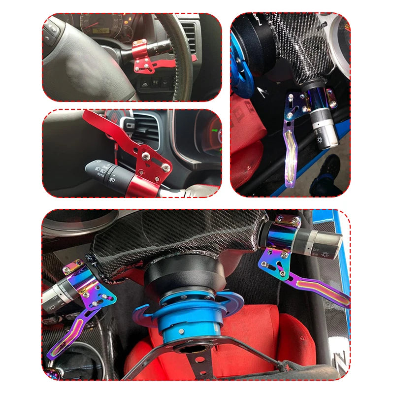 JDM Universal Steering Wheel Turn Rod Extension