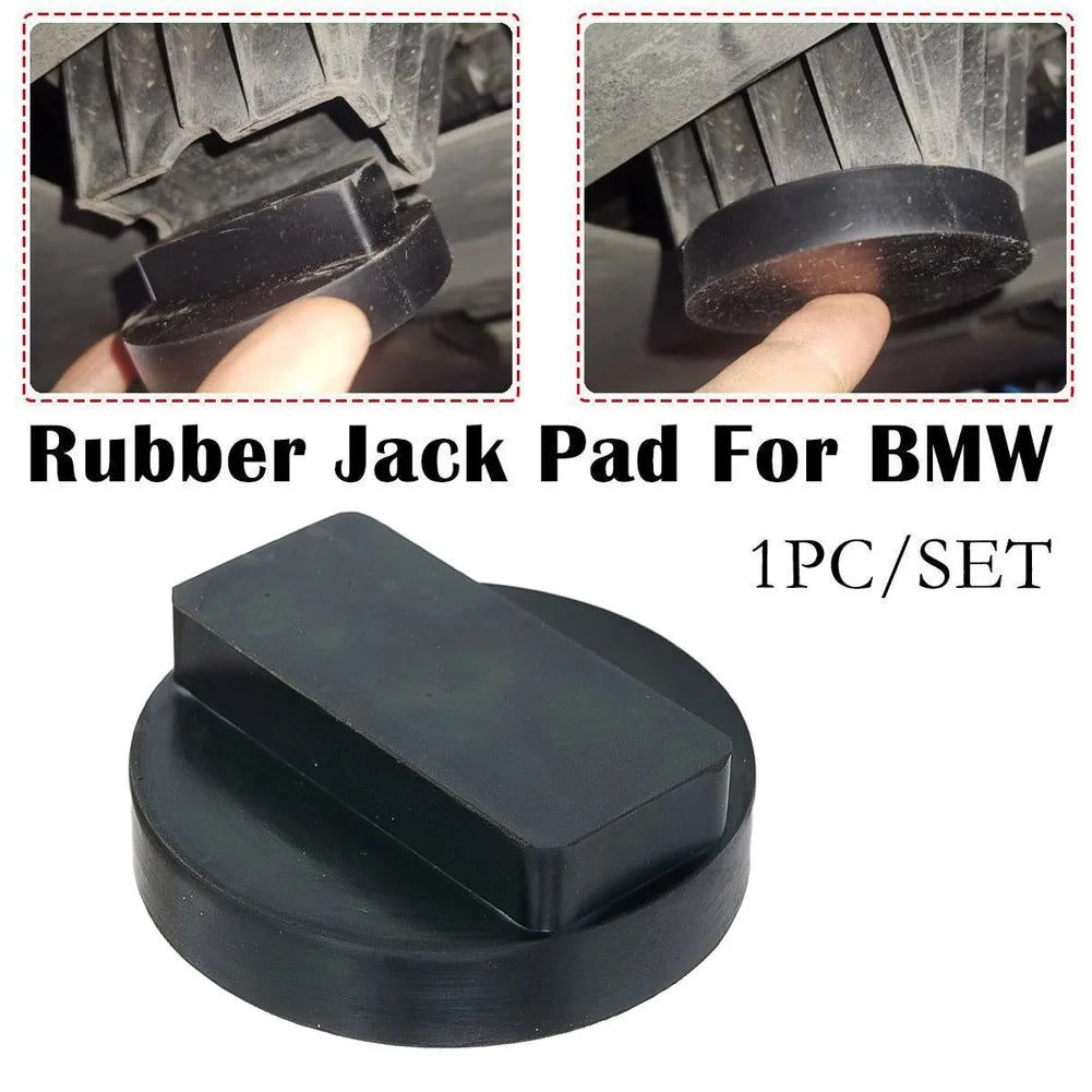 1pc Rubber Jacking Pad Black For BMW