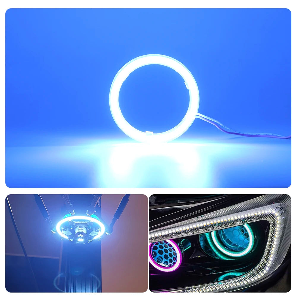 12-24V  Led  Ring Angel Eyes  70mm 80mm 90mm