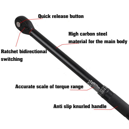 Torque Wrench 1/2'' 3/8'' 1/4'' Square Drive