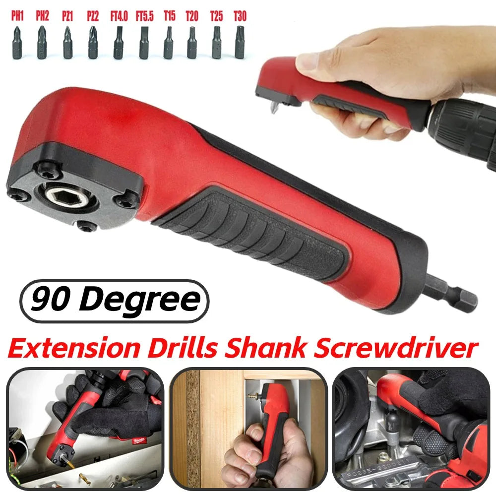 Corner Device Screwdriver Socket Adapter Drill Bit Corner Adapter