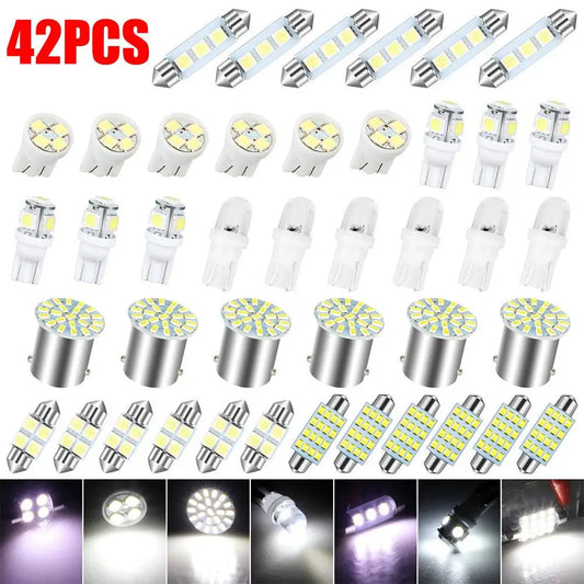 Interior Car  Led Combination Set 31mm 36mm 41mm T10 1157 12v 6000k