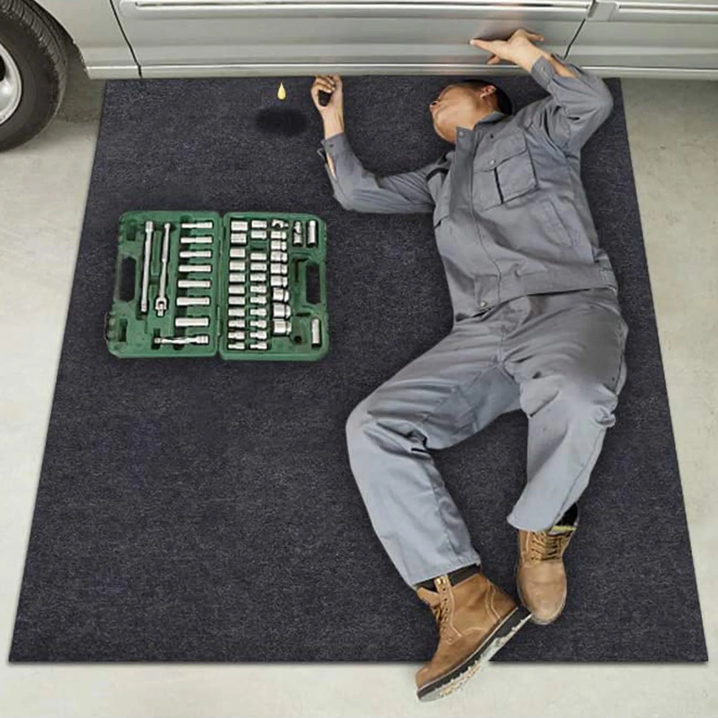 Car Oil Felt Proof Protective Garage Mat