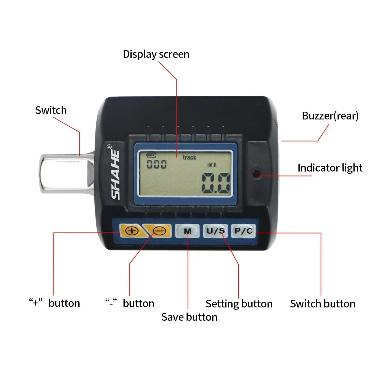 Electronic Digital Torque Meter