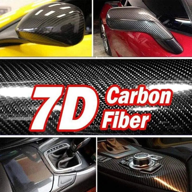 7D Carbon Fiber Car Interior Vinyl Film