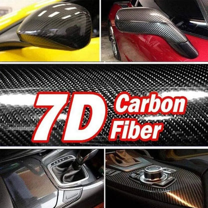 7D Carbon Fiber Car Interior Vinyl Film