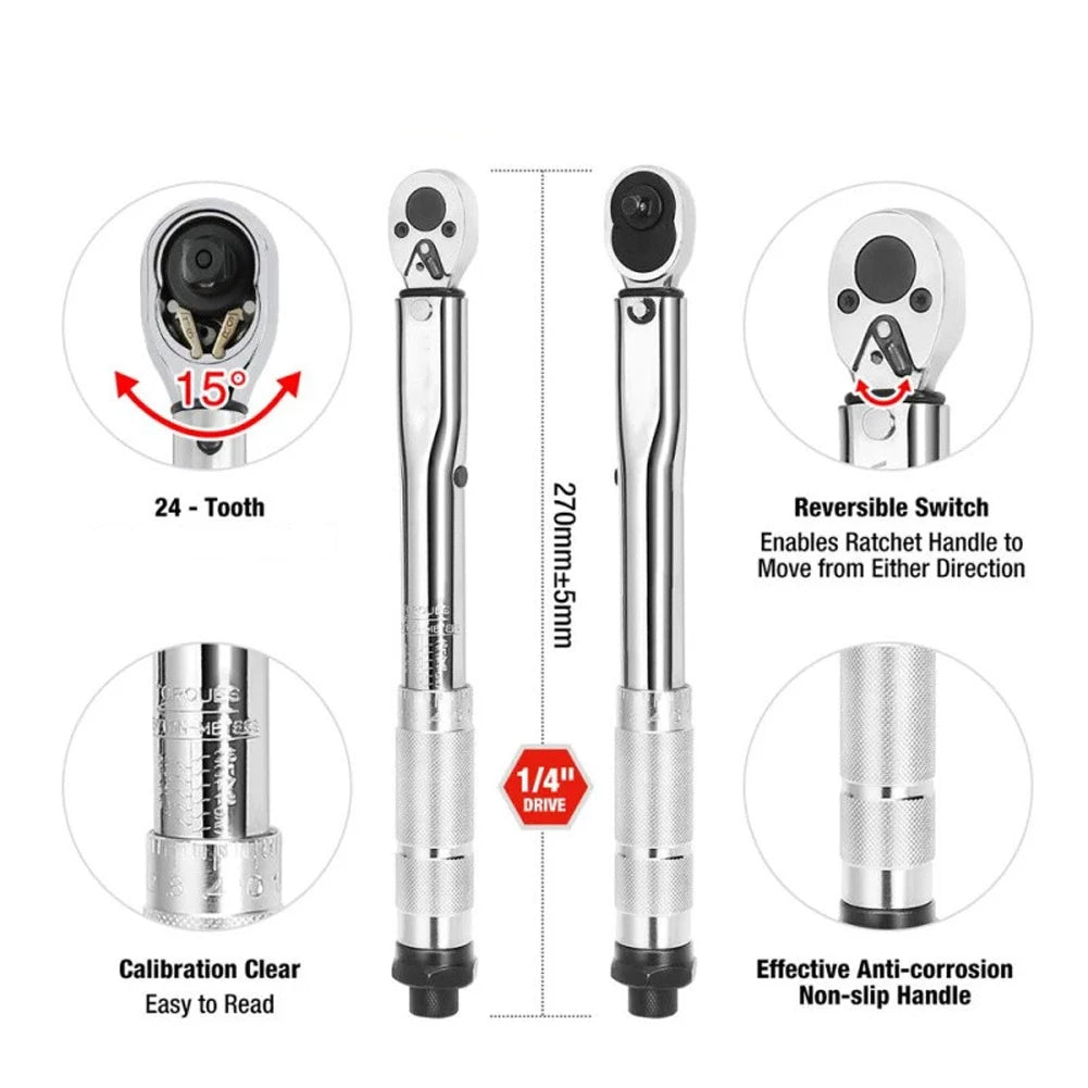 5-60N.m Torque Wrench 3/8 inch Square Drive