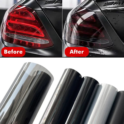 Gloss Transparent Light Black Smoke PVC Film