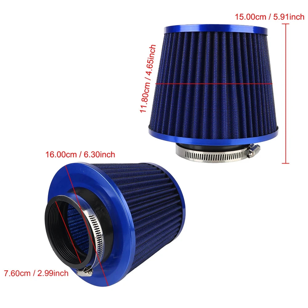 Air Filter  High Flow Intake Kit 76MM