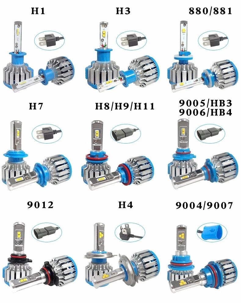 Headlight Led Lamp  H4 H7 H1 H3 H11 H13