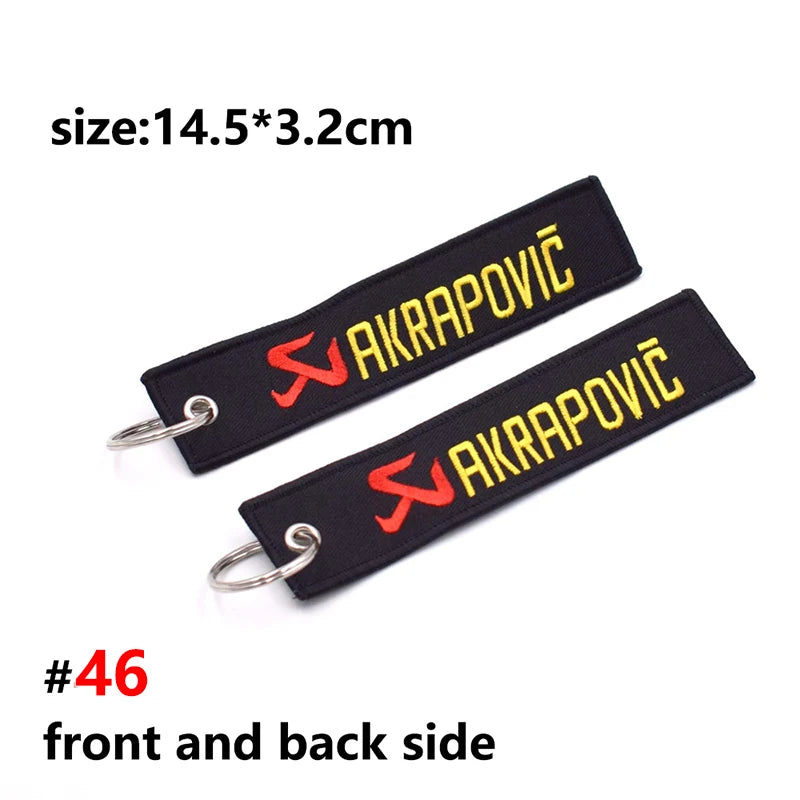 Akrapovic jdm Style Keychain